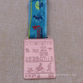 Custom Metal Karate/Running/Coin/Medallion/Gold/Silver/Bronze/Enamel/Marathon/Badge/Sport Medal with Ribbon